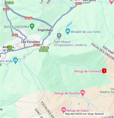 taured google maps|Map of Andorra .